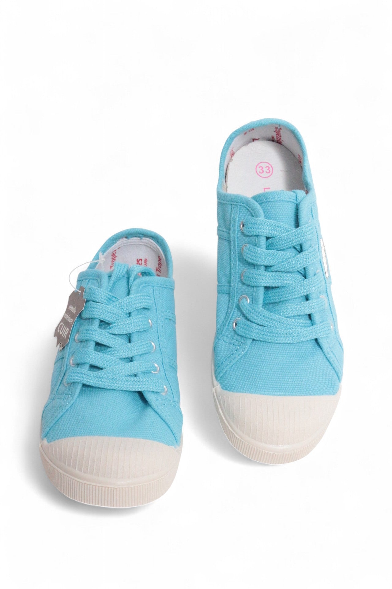Les Tropeziennes – Sneakers Floride – Baumwolle – Türkis 3