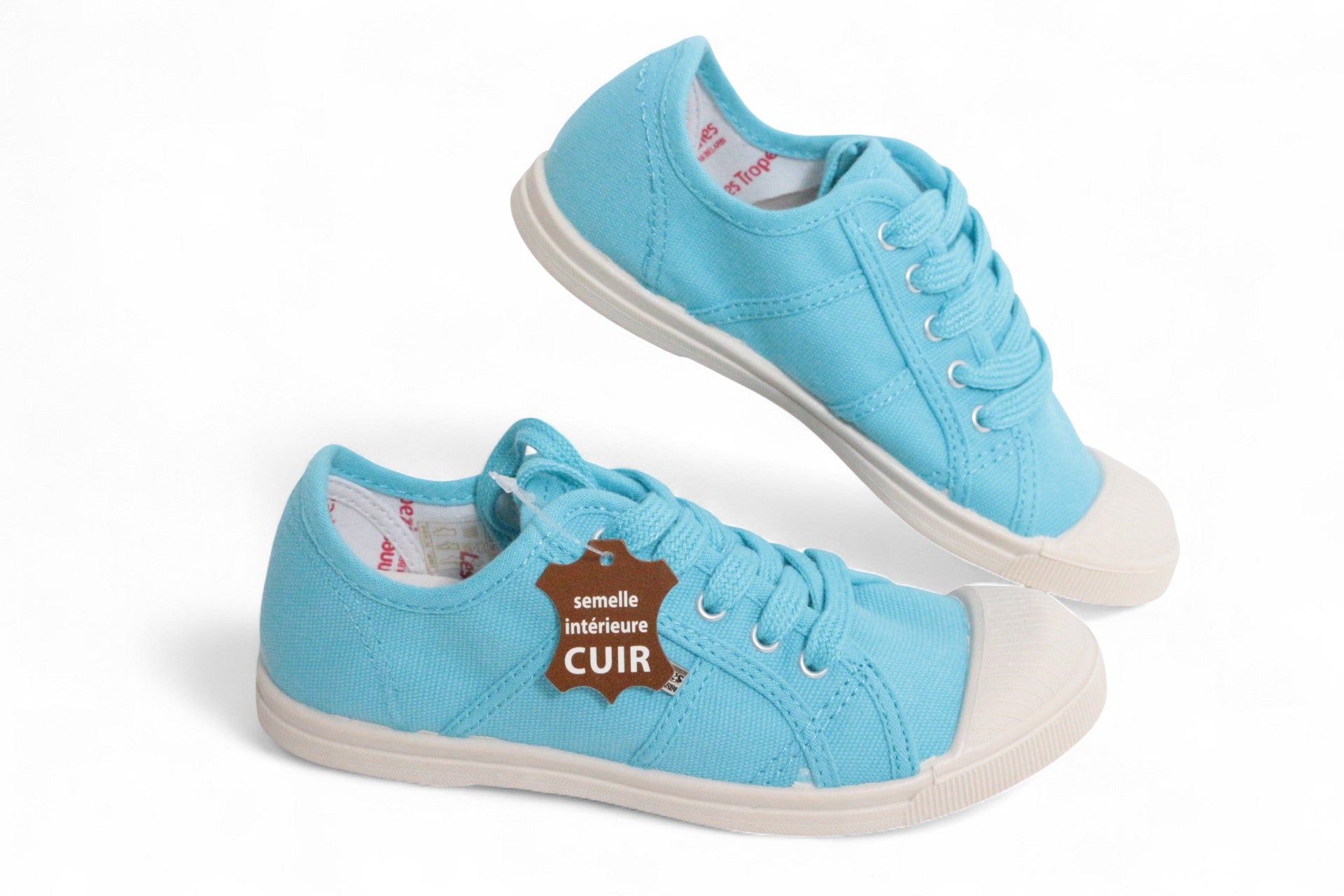 Les Tropeziennes – Sneakers Floride – Baumwolle – Türkis 4
