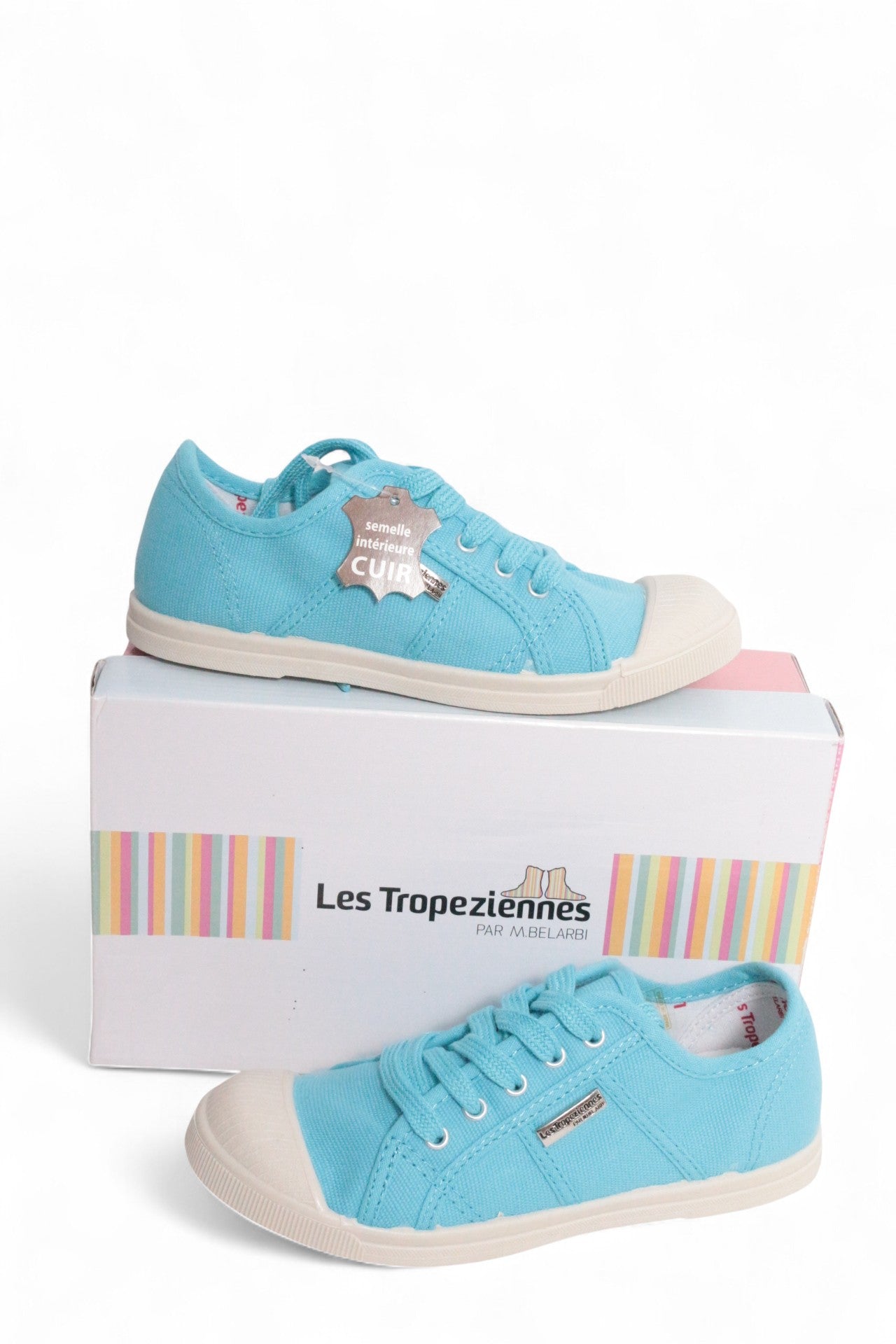 Les Tropeziennes – Sneakers Floride – Baumwolle – Türkis 8
