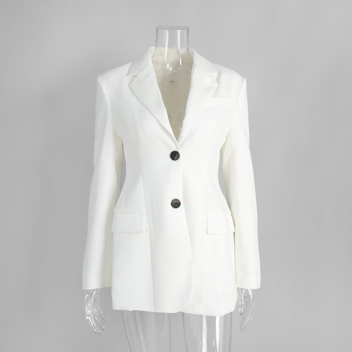 Blazer femme cintré col V – photo 6 – Frippin'Dealz