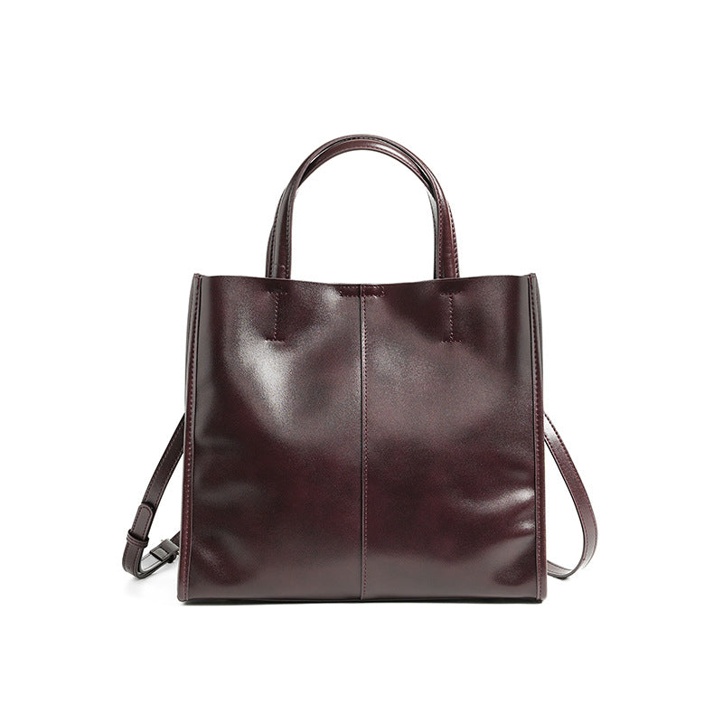 Sac cabas cuir de vachette tanné végétal – photo 5 – Frippin'Dealz