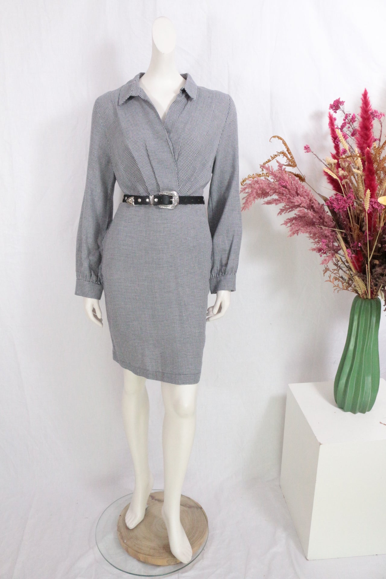 Sinéquanone Robe mi-longue Coton Noir, Blanc XL  Neuf