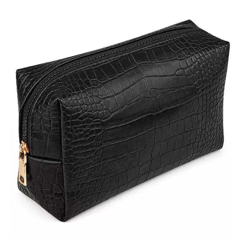 Trousse de maquillage effet croco – photo 4 – Frippin'Dealz