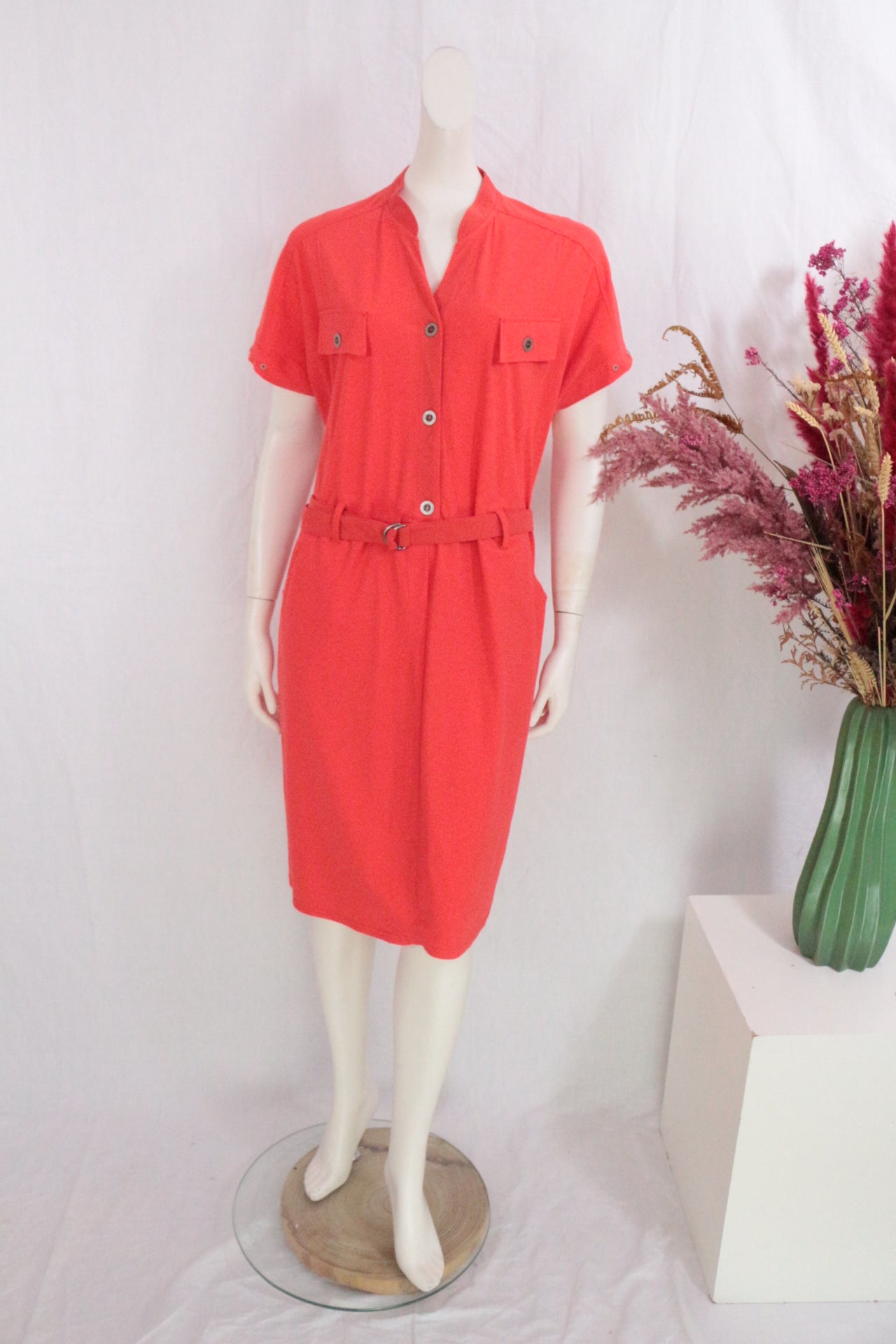 Mado & les autres Robe mi-longue Polyamide Orange XXL  Neuf