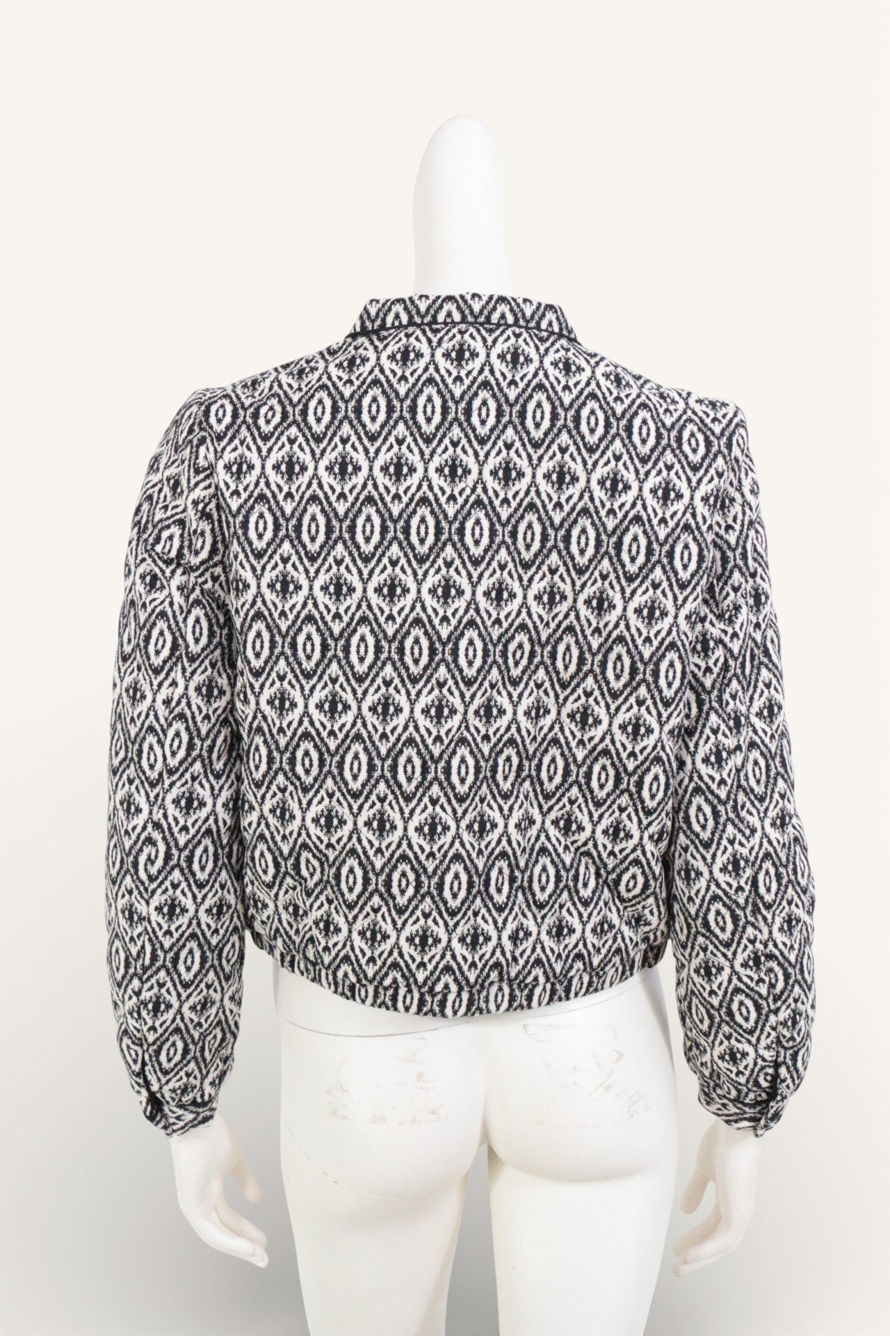 Caroll Veste Coton, Polyester, Viscose Noir, Blanc   Neuf 5