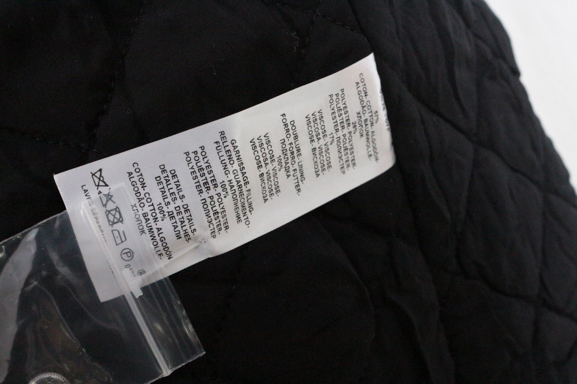 Caroll Veste Coton, Polyester, Viscose Noir, Blanc   Neuf 10