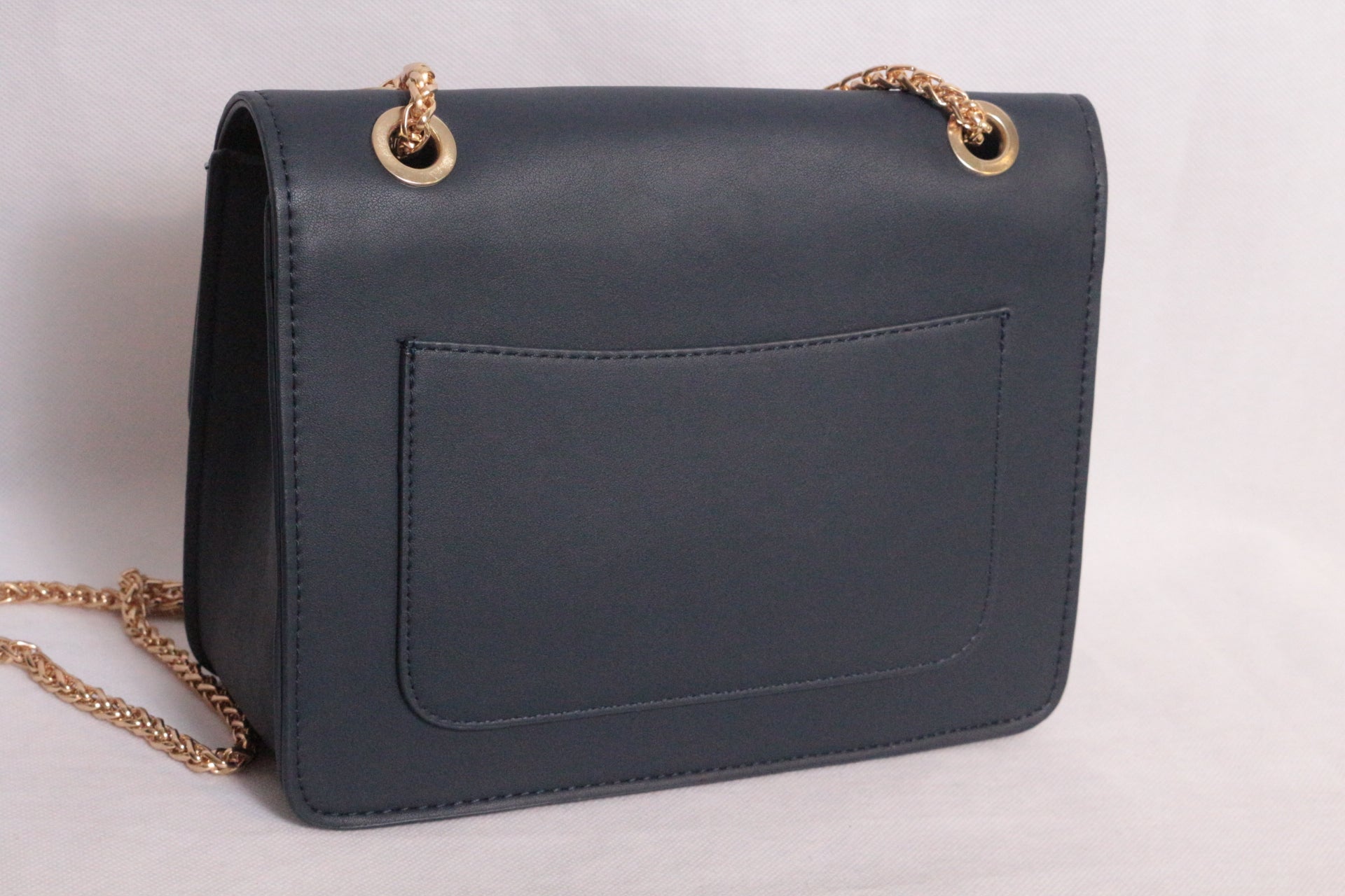 Nafnaf Sac à main avec bandoulière Cuir synthétique Bleu marine   Neuf 7