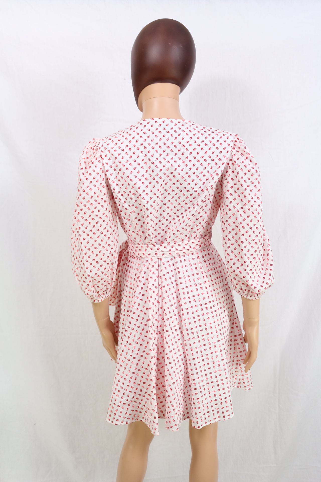 Robe portefeuille Claudie Pierlot imprimée rose écru T40 – élégante & féminine 5