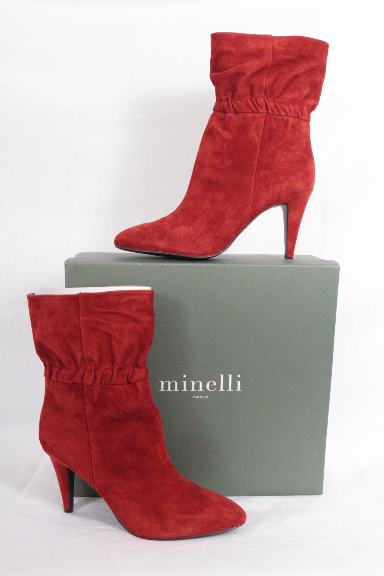 Minelli – Stiefeletten mit Absatz – Leder 3
