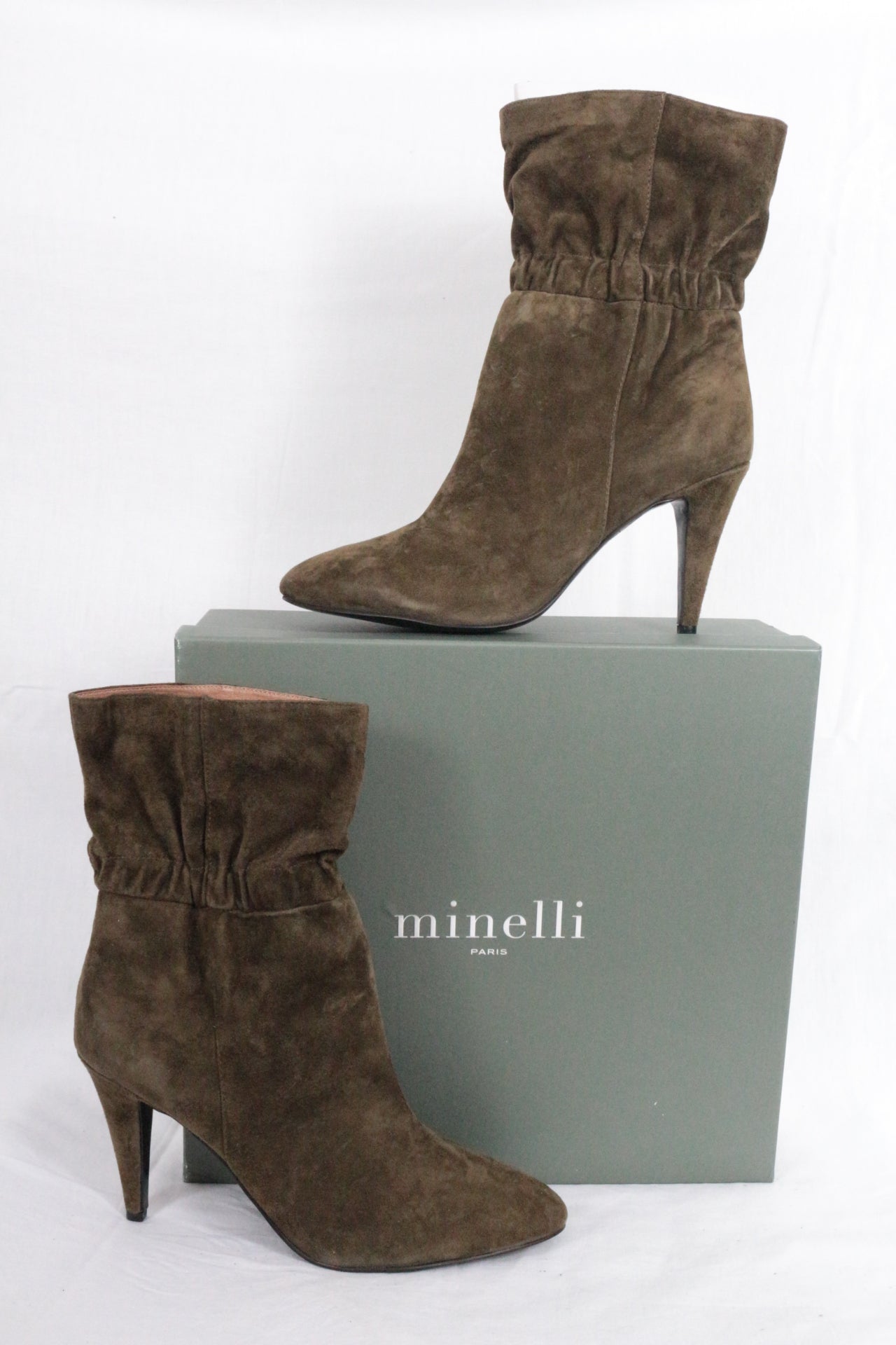 Minelli – Stiefeletten mit Absatz – Leder 4