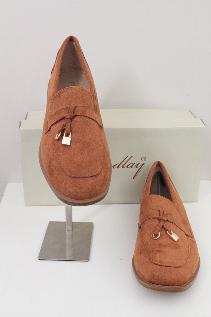 Mocassins Findlay suédine marron camel 39 neufs 4