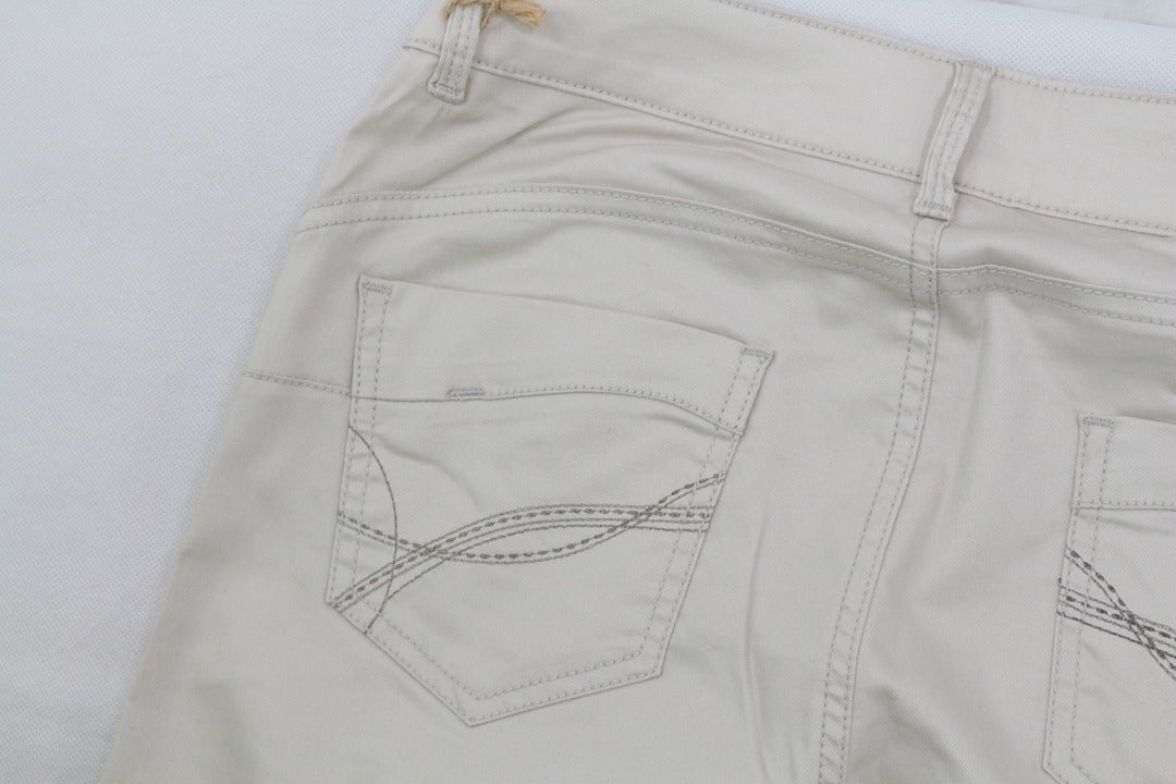 Pantalon slim beige femme taille 36 coton élasthanne 6