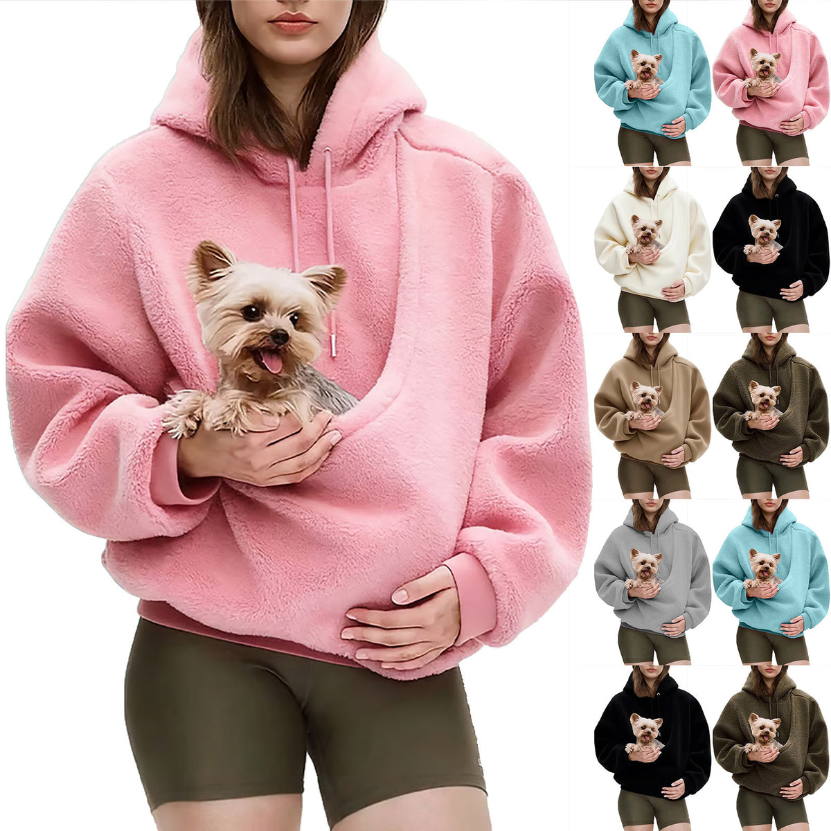 Sweat à capuche porte-animal – photo 1 – Frippin'Dealz
