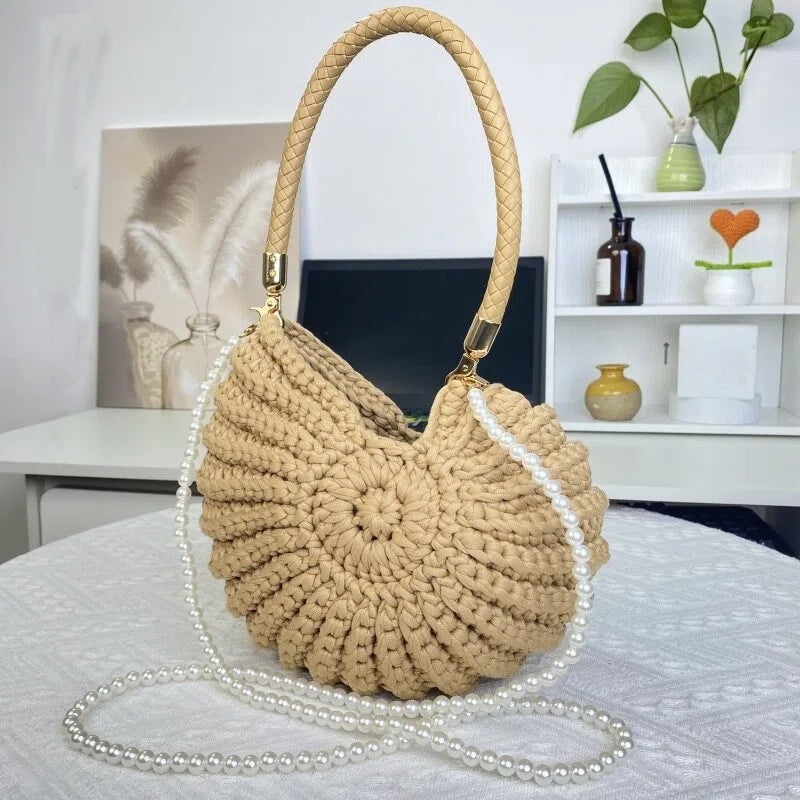 Sac coquillage au crochet fait main femme – photo 7 – Frippin'Dealz