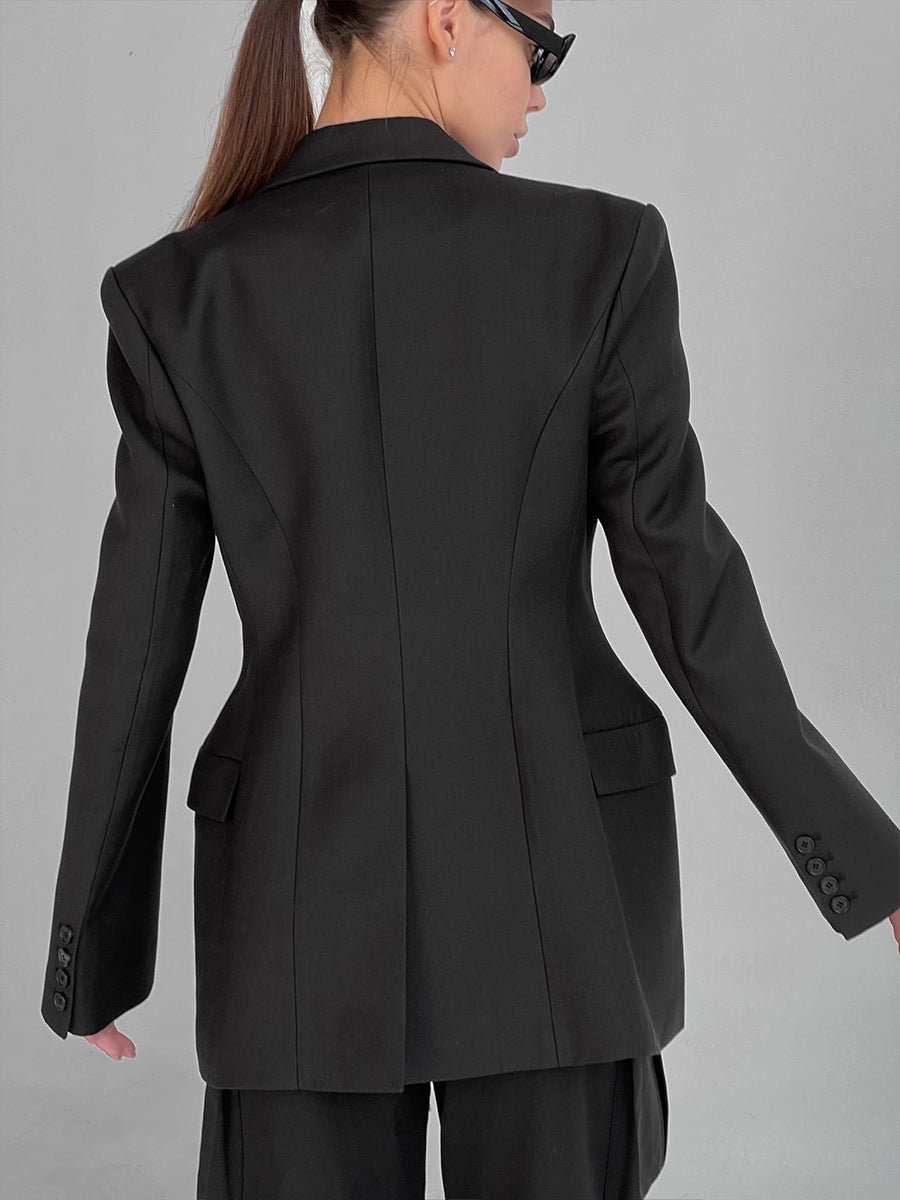 Blazer femme cintré col V – photo 42 – Frippin'Dealz