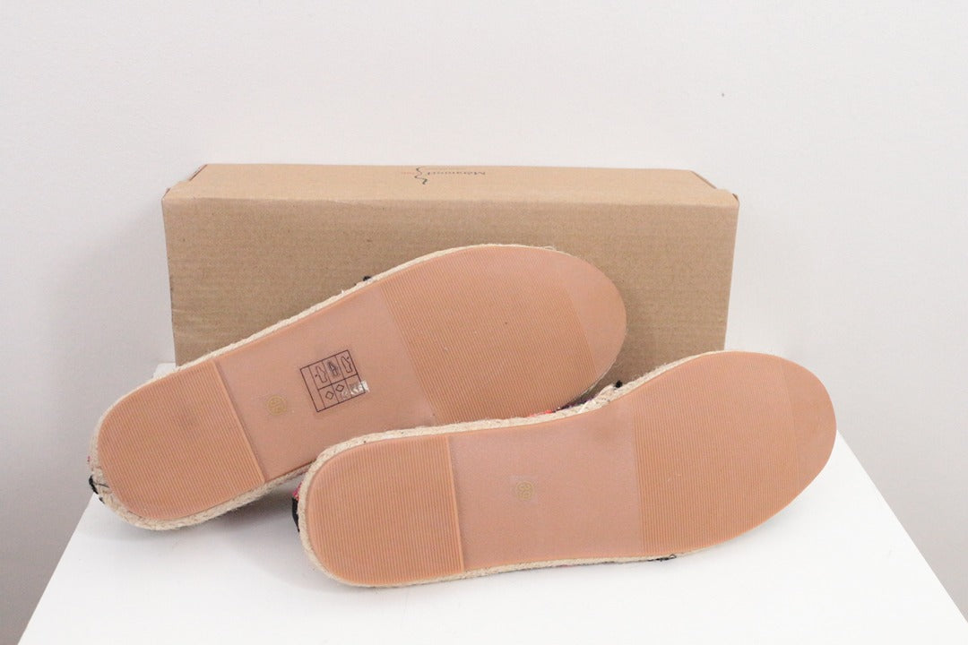 Espadrilles Métamorf'ose Elue Par Nous brodées noir 39 7