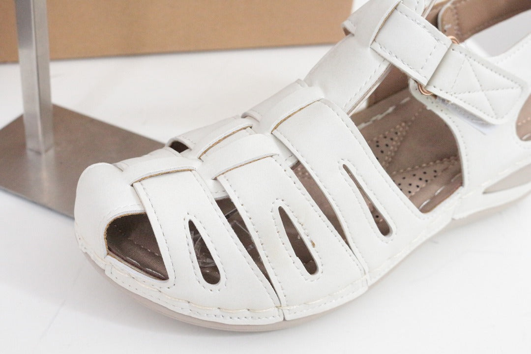 Sandales confort Nm simili cuir blanc 37 3