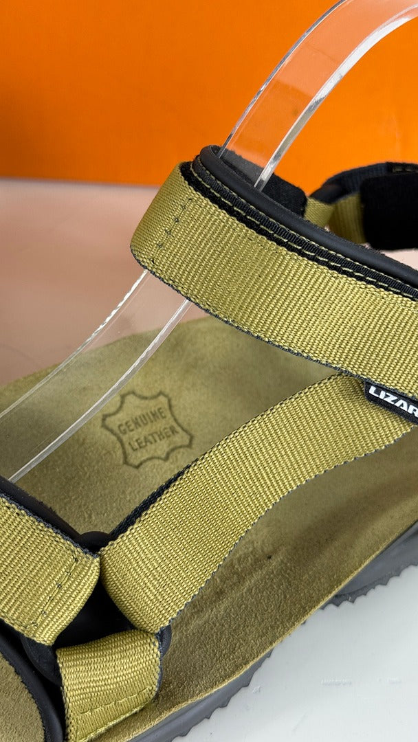 Sandales randonnée Lizard Super Hike cuir kaki 40 neuf 9