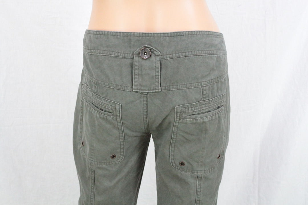 Pantalon cargo Lea L Moda coton kaki 40 style militaire 5