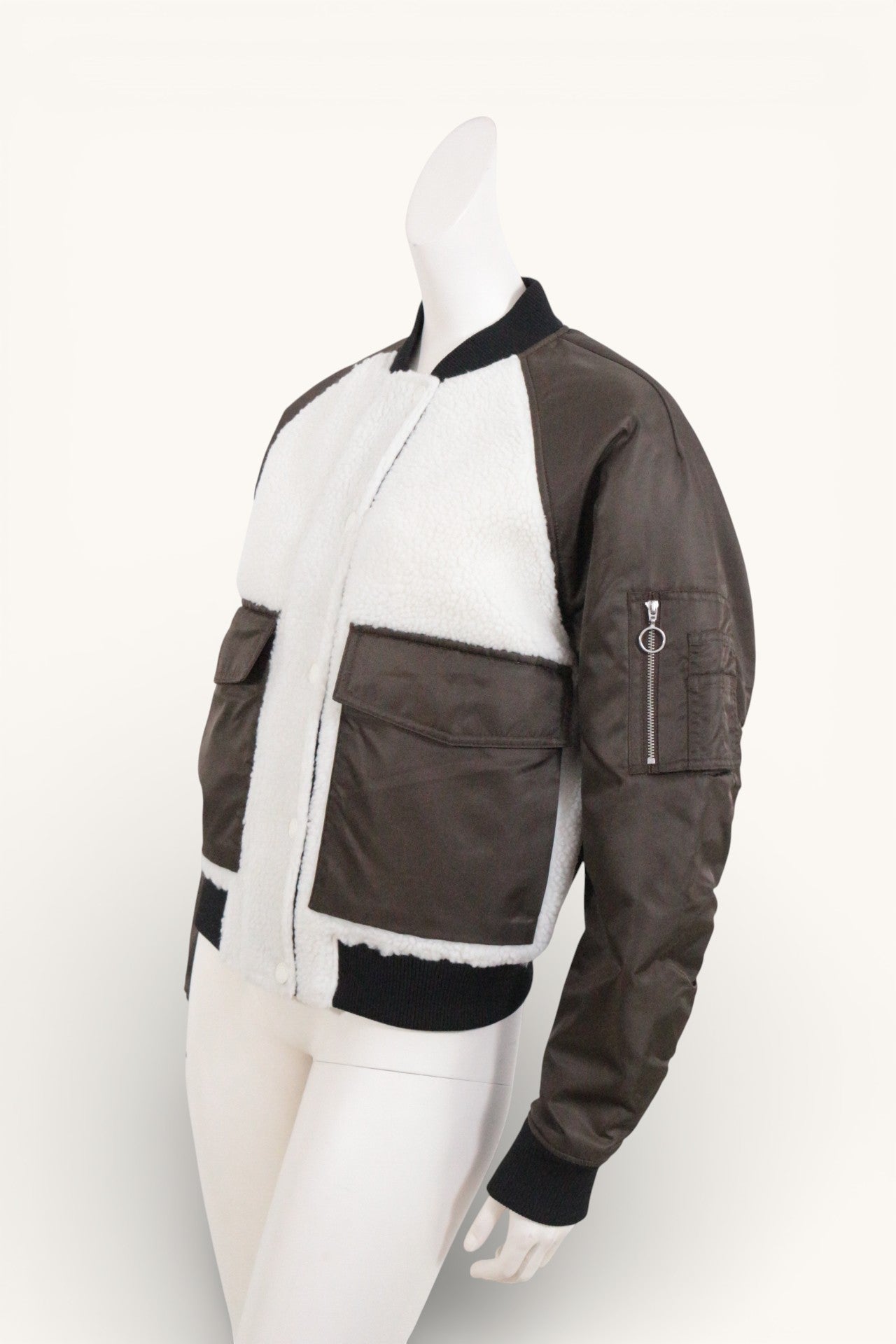 Marc O Polo Bomber Polyester Kaki   Neuf 9