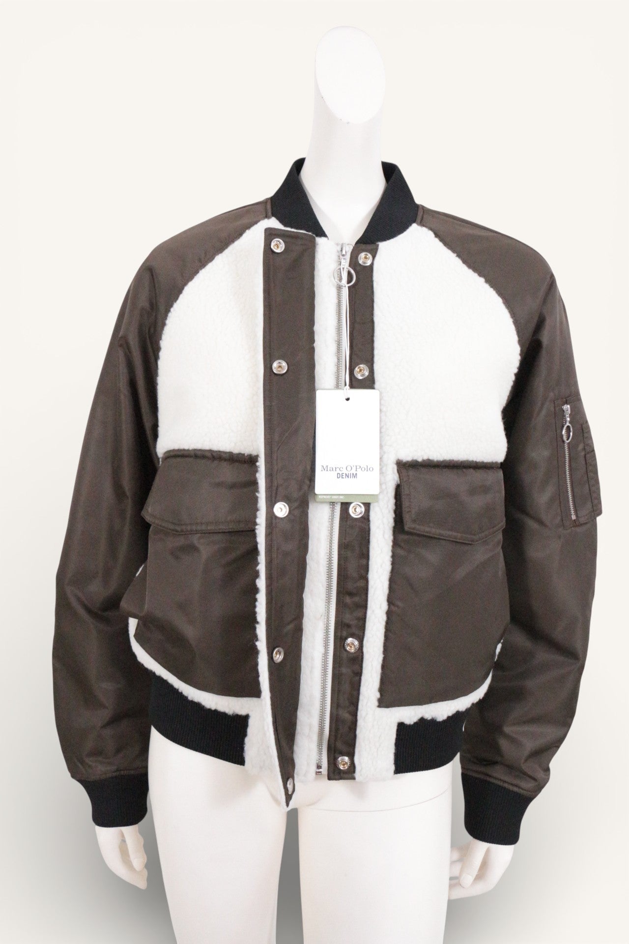Marc O Polo Bomber Polyester Kaki   Neuf 10