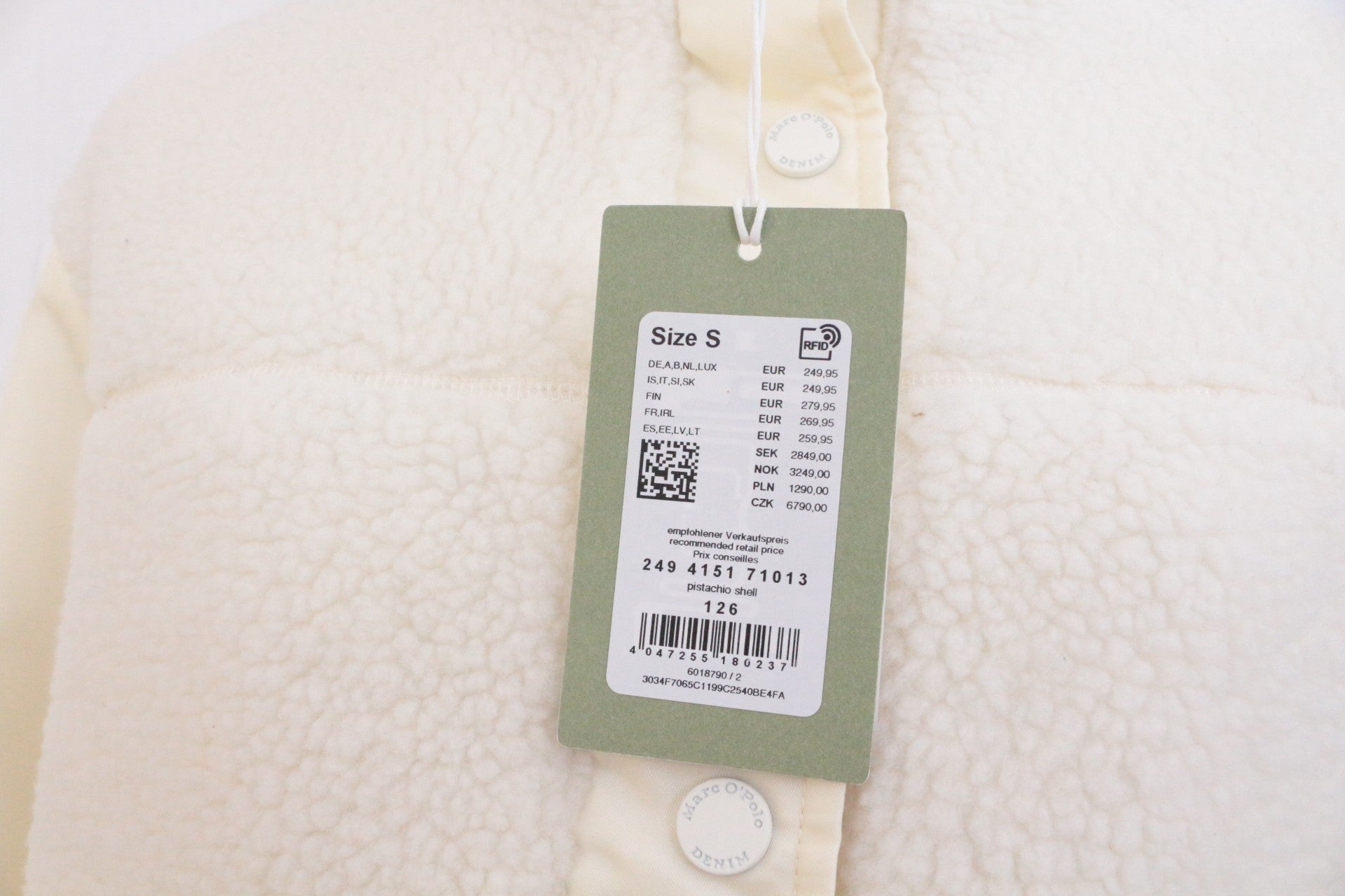 Marc O'Polo – Teddy-Mantel – Polyester – Gebrochenes Weiß 11