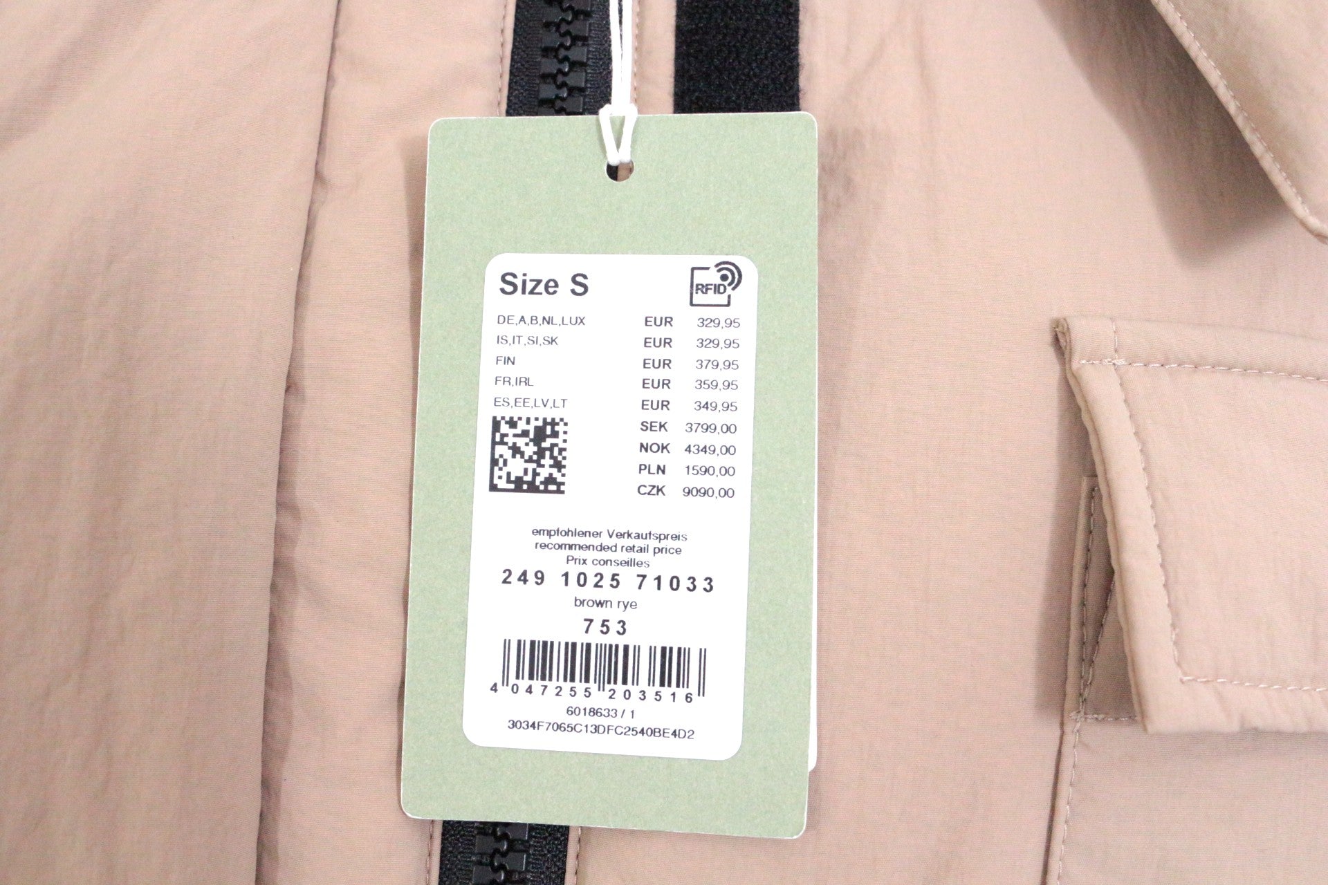 Marc O'Polo – Langer Daunenmantel – Polyamid, Polyester – Beige 11