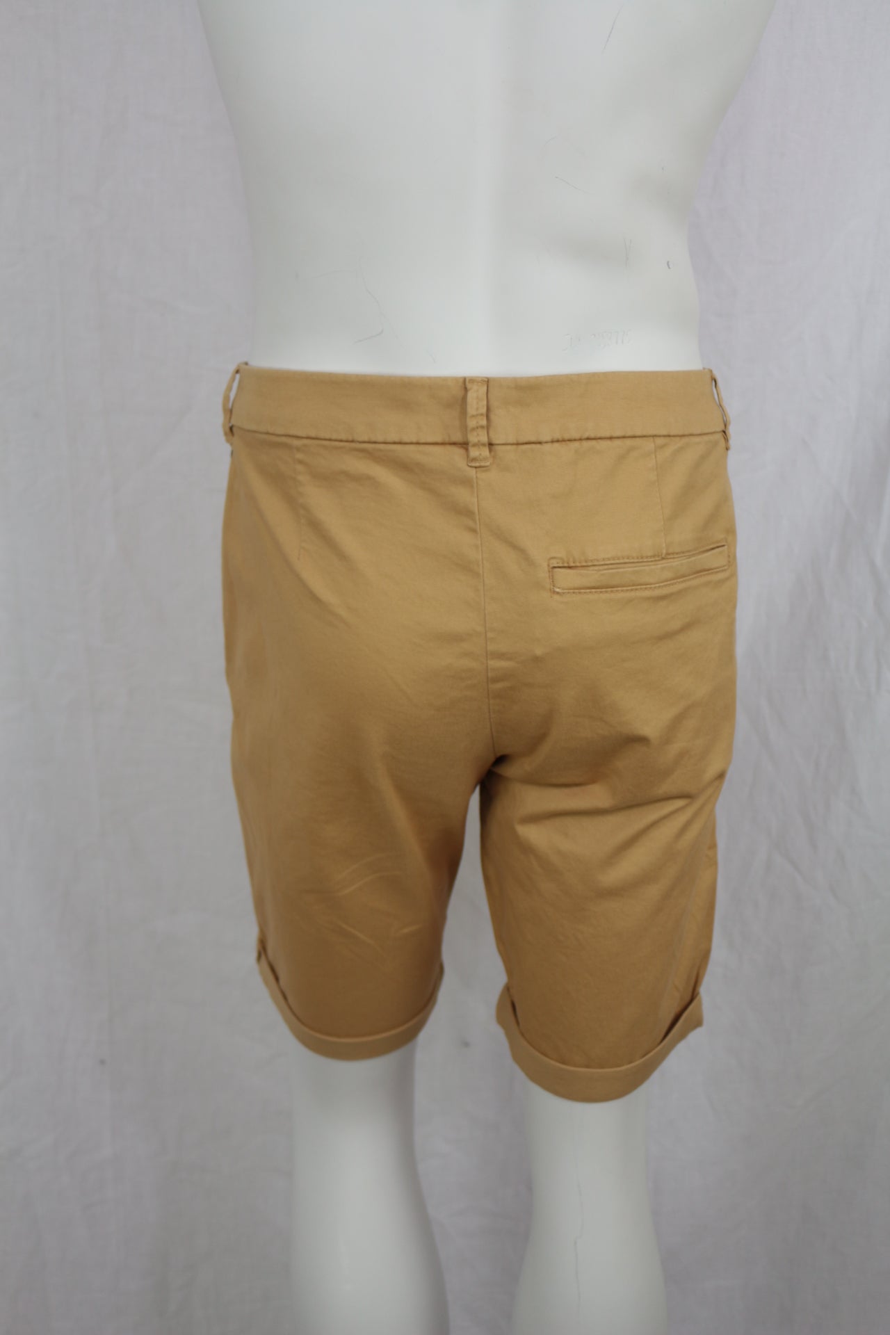 Tom Tailor Denim Short Chino Slim Homme Beige Sable 98% Coton Neuf avec Étiquette 5