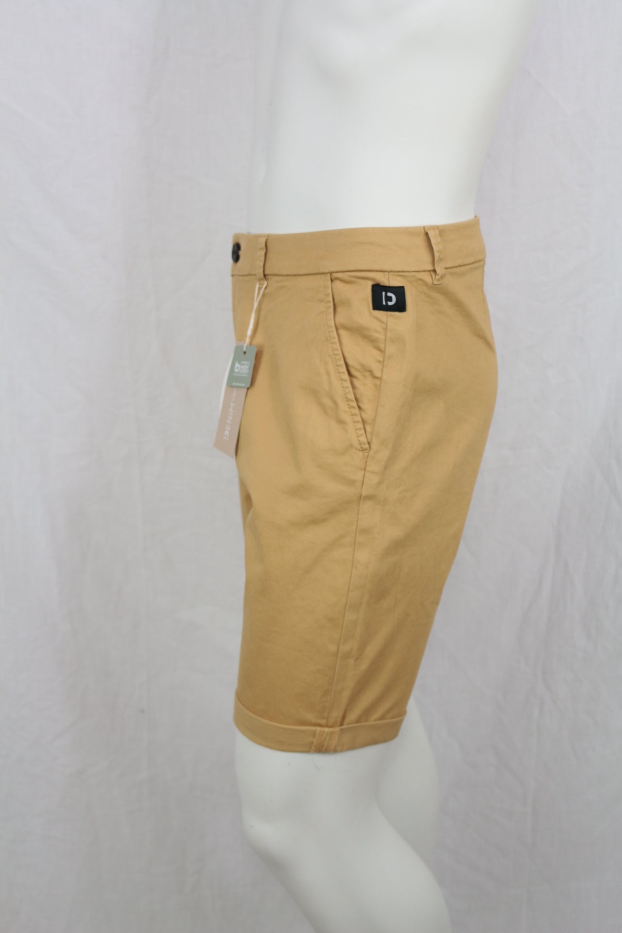 Tom Tailor Denim Short Chino Slim Homme Beige Sable 98% Coton Neuf avec Étiquette 6