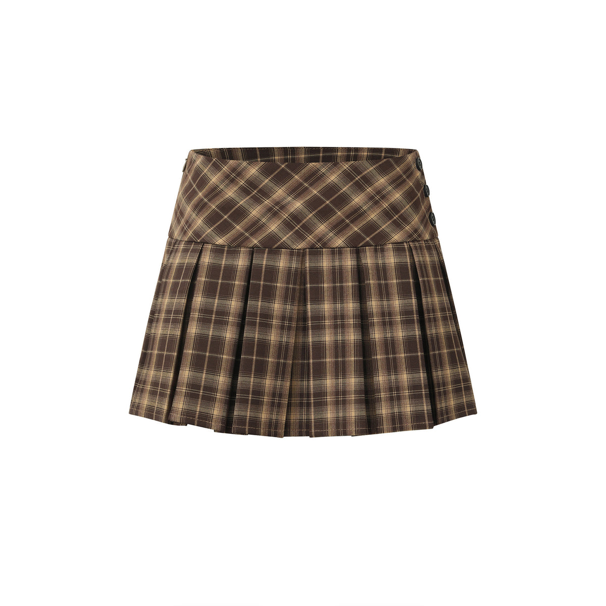 Mini-jupe plissée à carreaux tartan – photo 4 – Frippin'Dealz