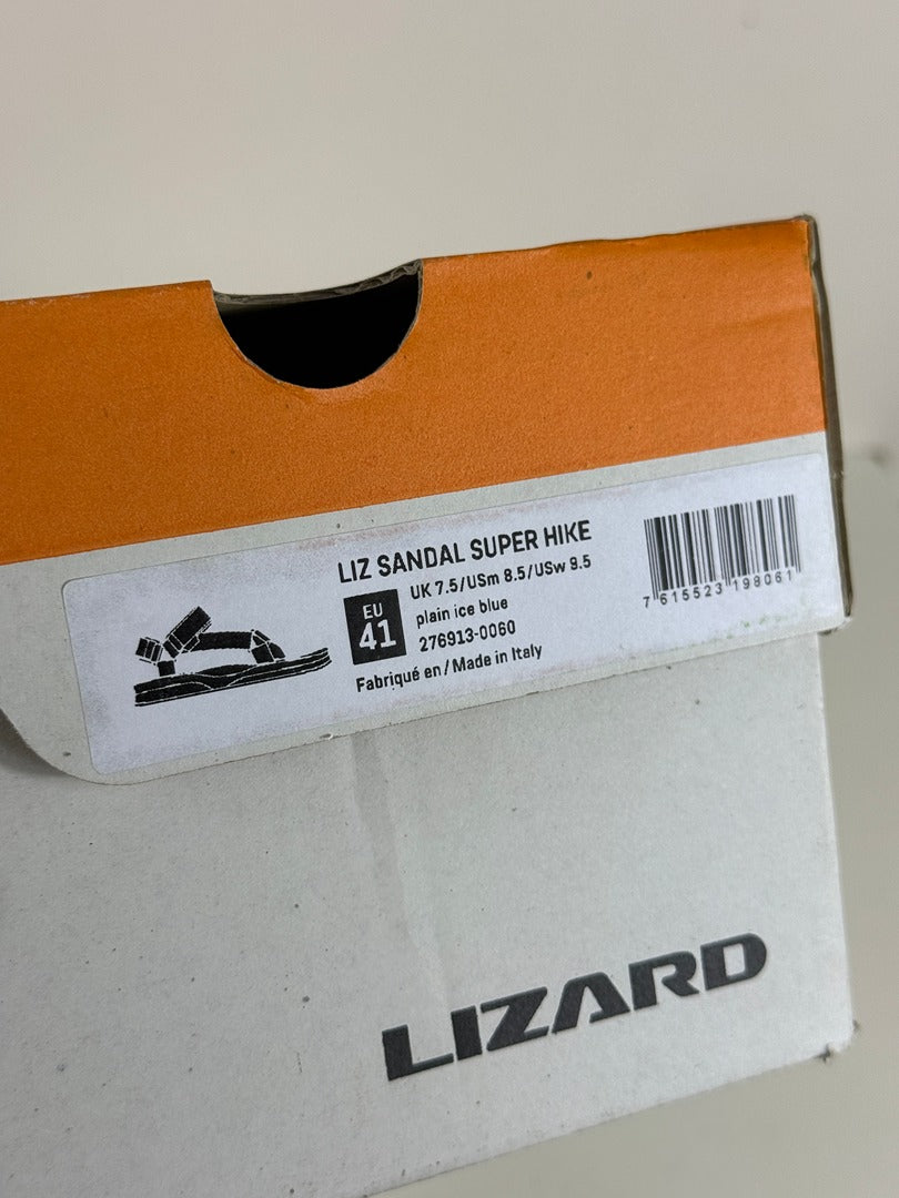 Sandales Lizard Liz Super Hike cuir bleu clair 41 neuves 7