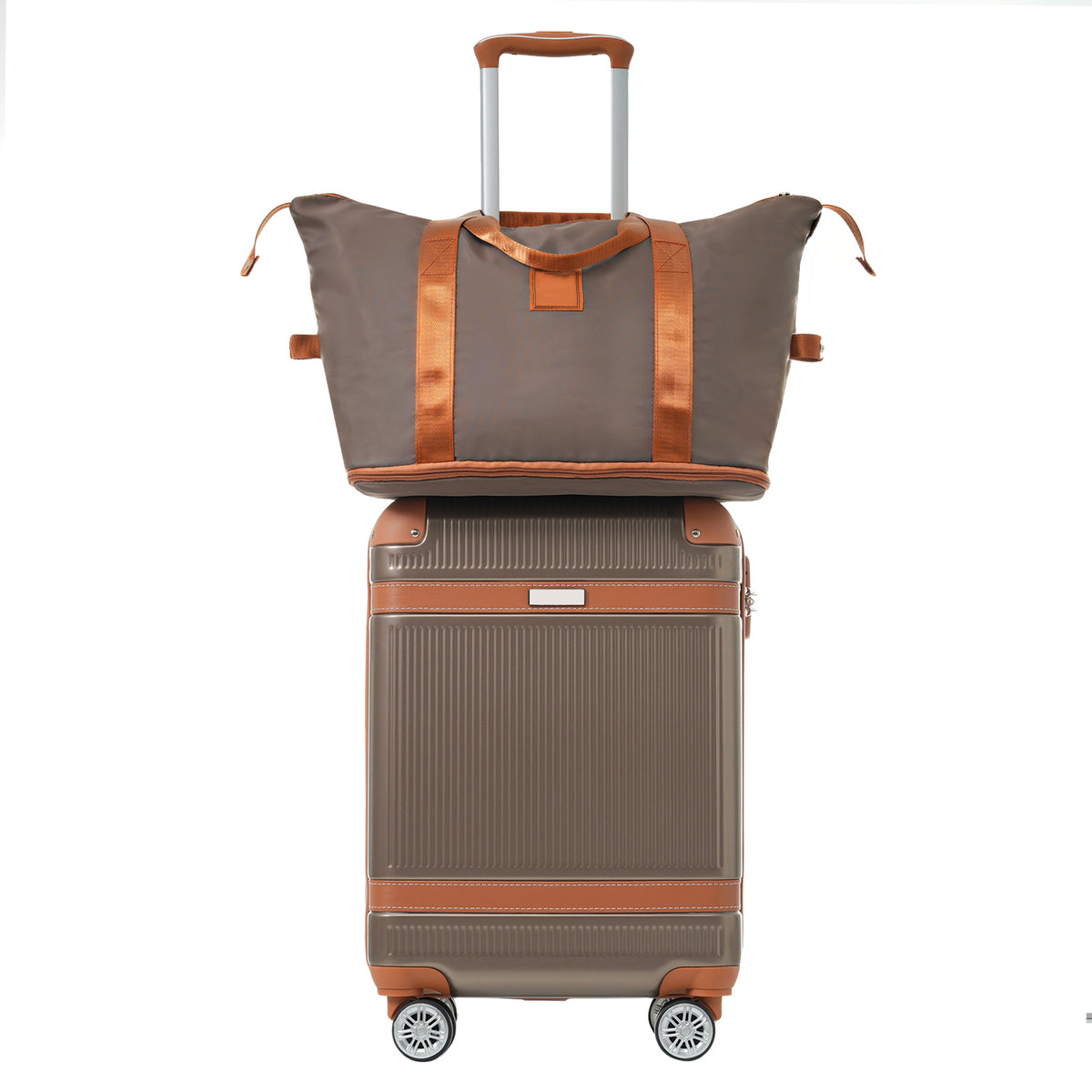 Set de voyage valise cabine cuivré – photo 2 – Frippin'Dealz