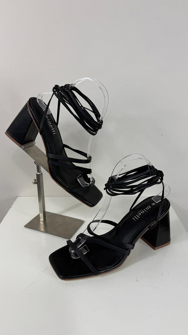 Sandales à talons Minelli Graviata cuir noir 37 1