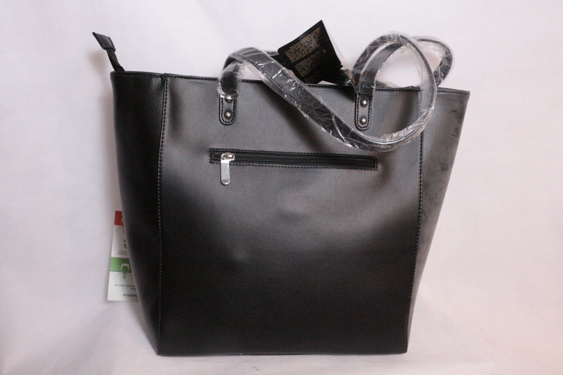 LCP Kids Sac à Bandoulière Cuir Noir, Gris   Neuf 8
