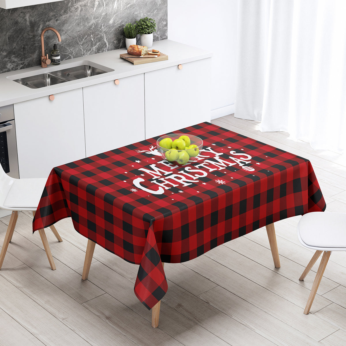Nappe de Noël imprimée – photo 6 – Frippin'Dealz