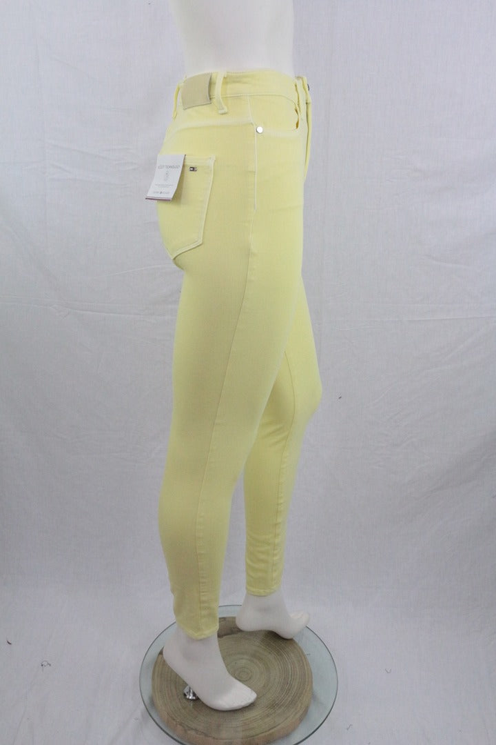 Jean skinny Tommy Hilfiger jaune taille haute 27 32 - Neuf avec étiquette 8