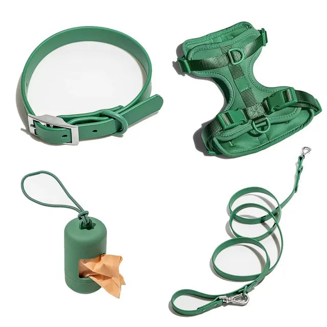Set harnais, laisse et collier imperméables pour chien – photo 8 – Frippin'Dealz