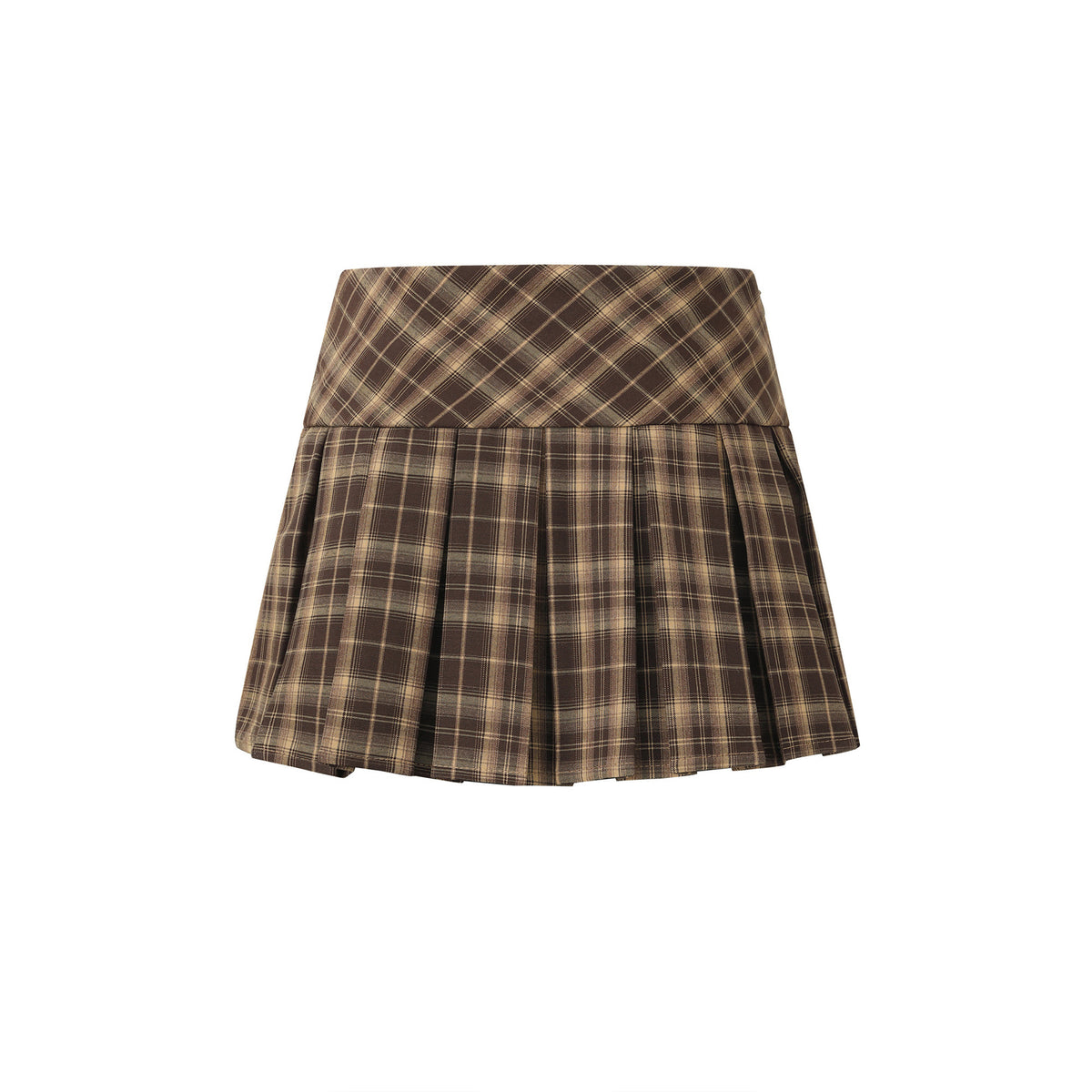 Mini-jupe plissée à carreaux tartan – photo 2 – Frippin'Dealz