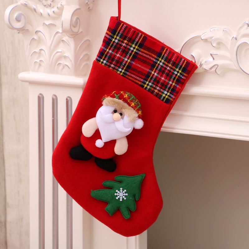 Chaussette de Noël en velours – photo 2 – Frippin'Dealz