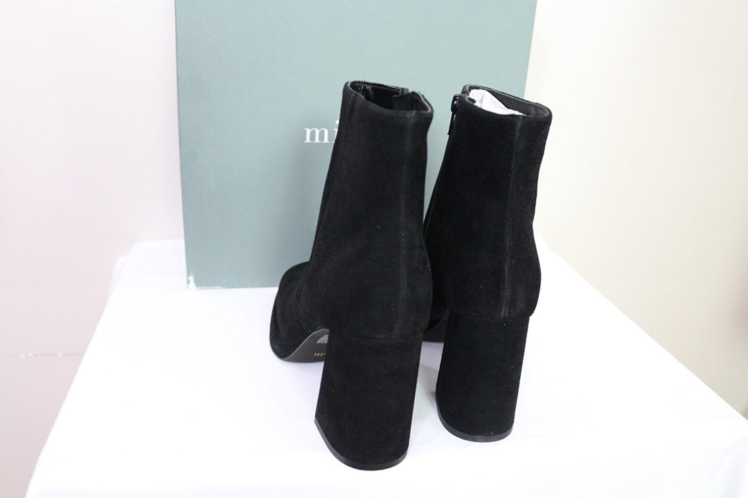 Bottines talons Minelli noir daim 40 chic elegant 6
