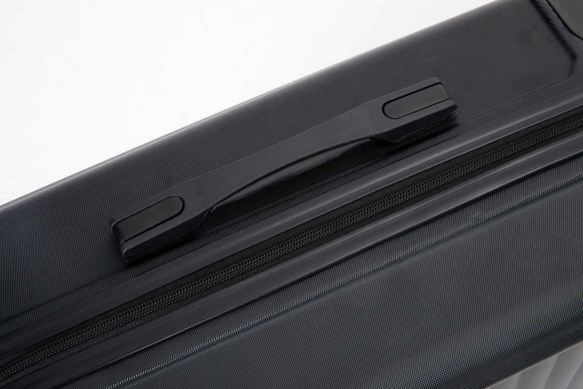 Valise cabine 55 cm rigide ABS 4 roues pivotantes noire 11