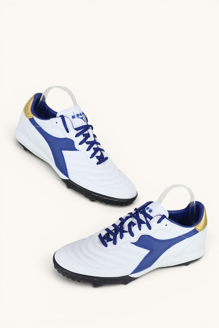 Chaussures De Foot Diadora Stabilisées Blanc Bleu Tbé