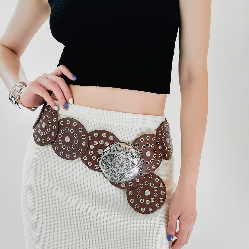Ceinture large western en similicuir – photo 35 – Frippin'Dealz