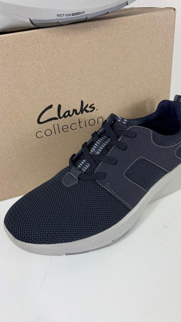 Baskets Clarks Lehman Tie bleu marine 44.5 11