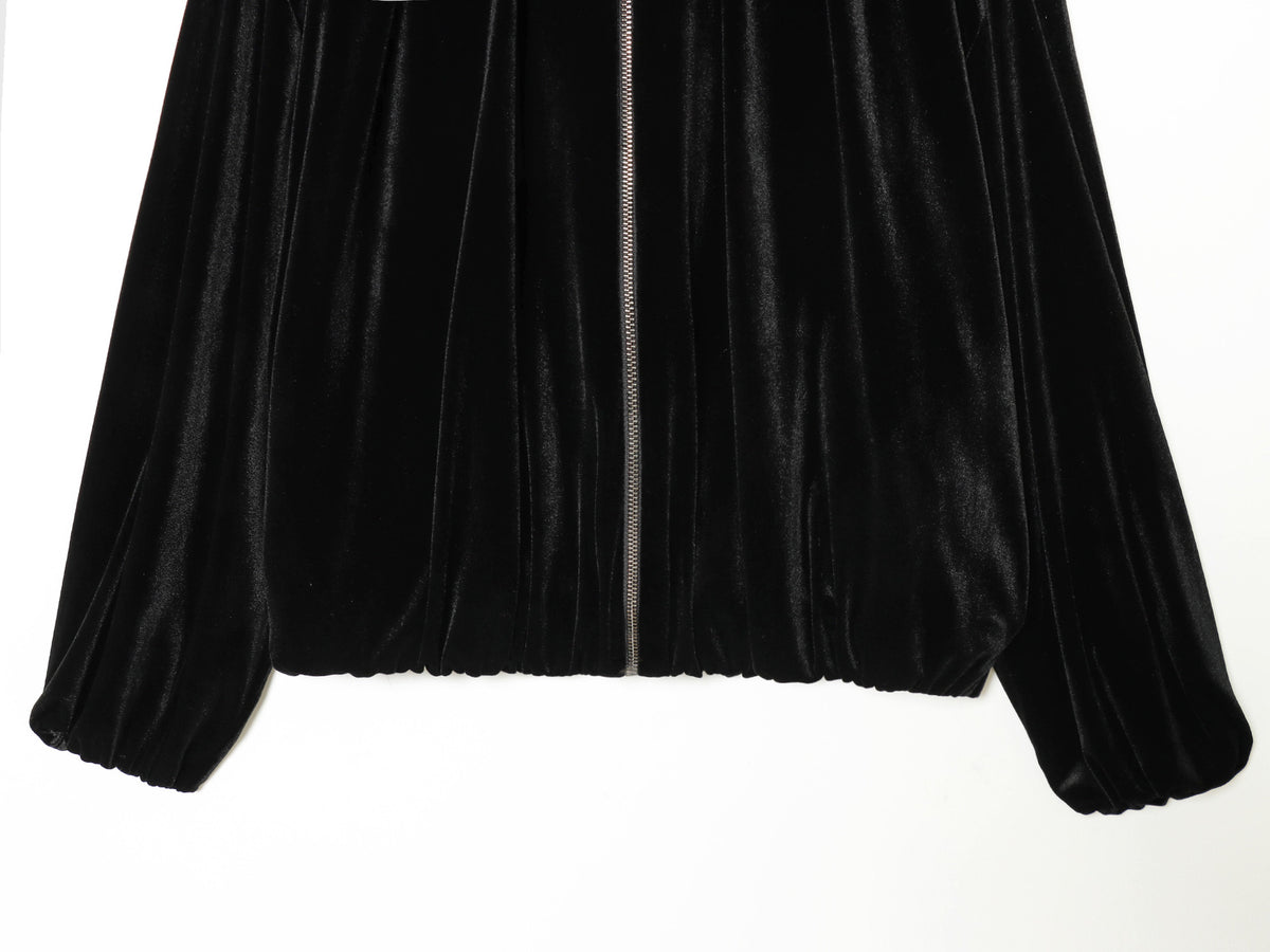Veste courte zippée noire femme – photo 13 – Frippin'Dealz