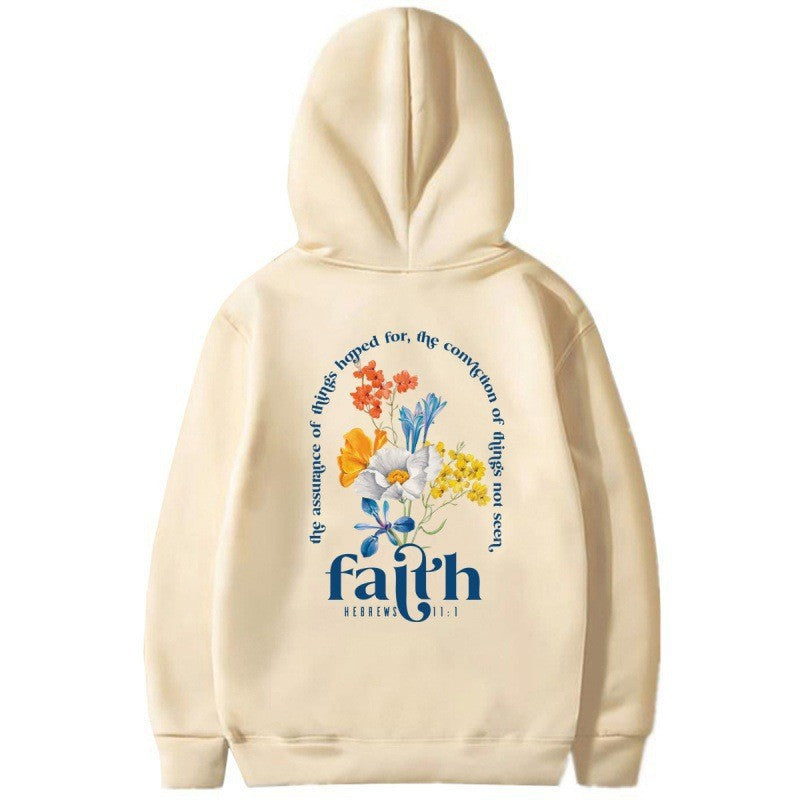 Sweat à capuche doublé polaire pour femme, manches oversize, lettres imprimées, poche kangourou 11