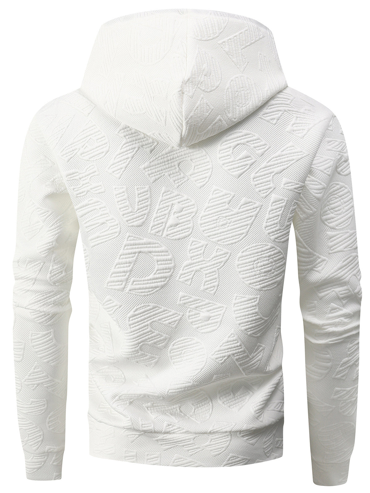 Sweat à capuche jacquard à petits carreaux pour homme, style couple tendance 7