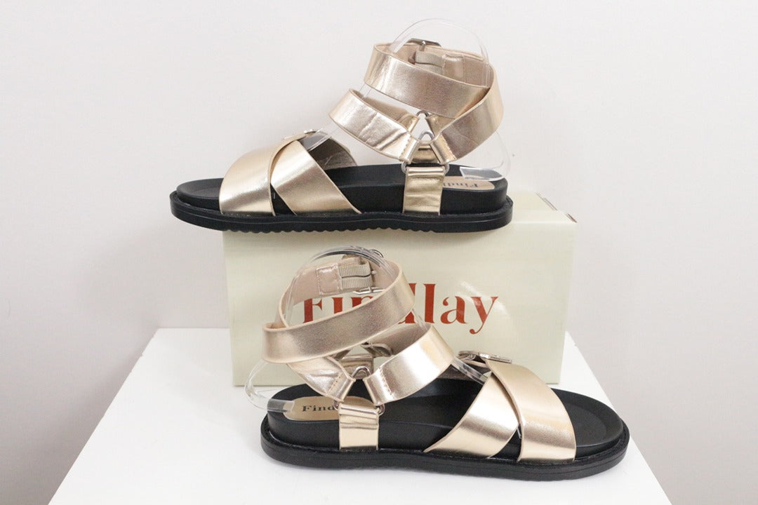 Sandales dorées Findlay femme taille 39 5
