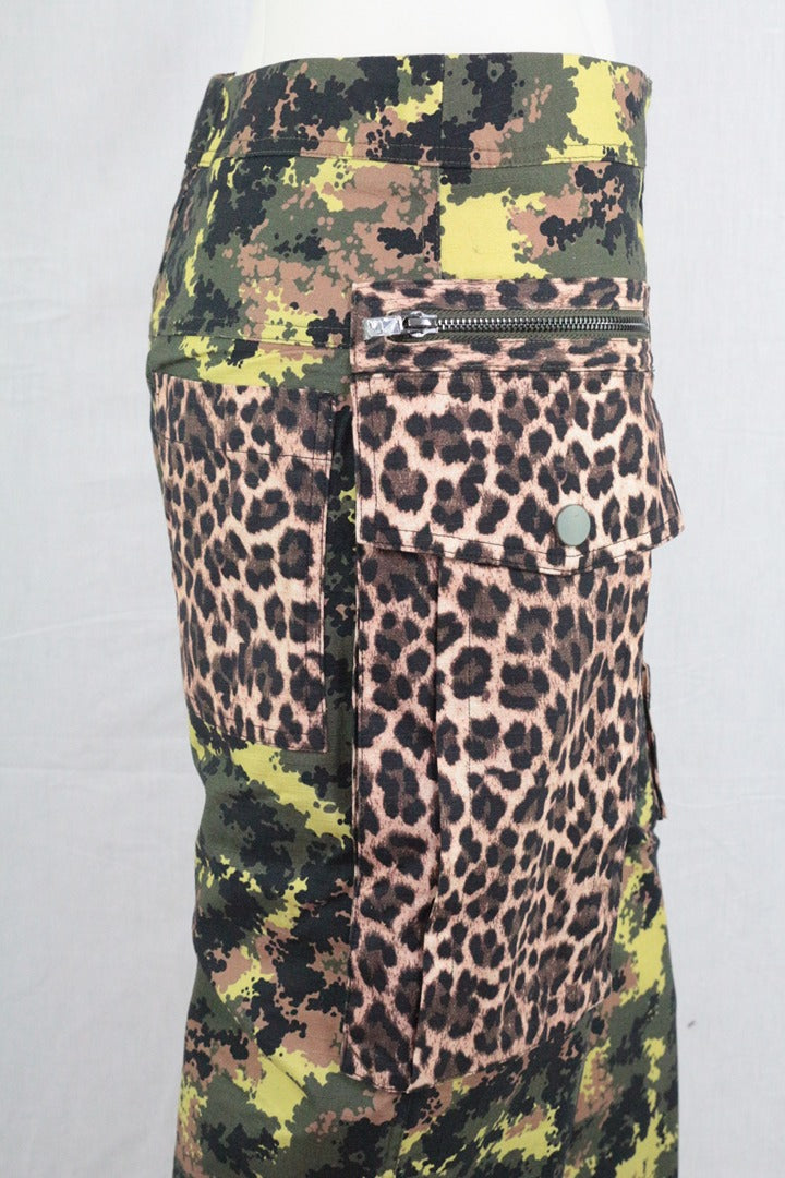 Pantalon cargo Twinset Actitude camouflage léopard M - Neuf avec étiquette 7