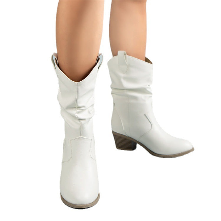 Bottes western talon épais – photo 4 – Frippin'Dealz